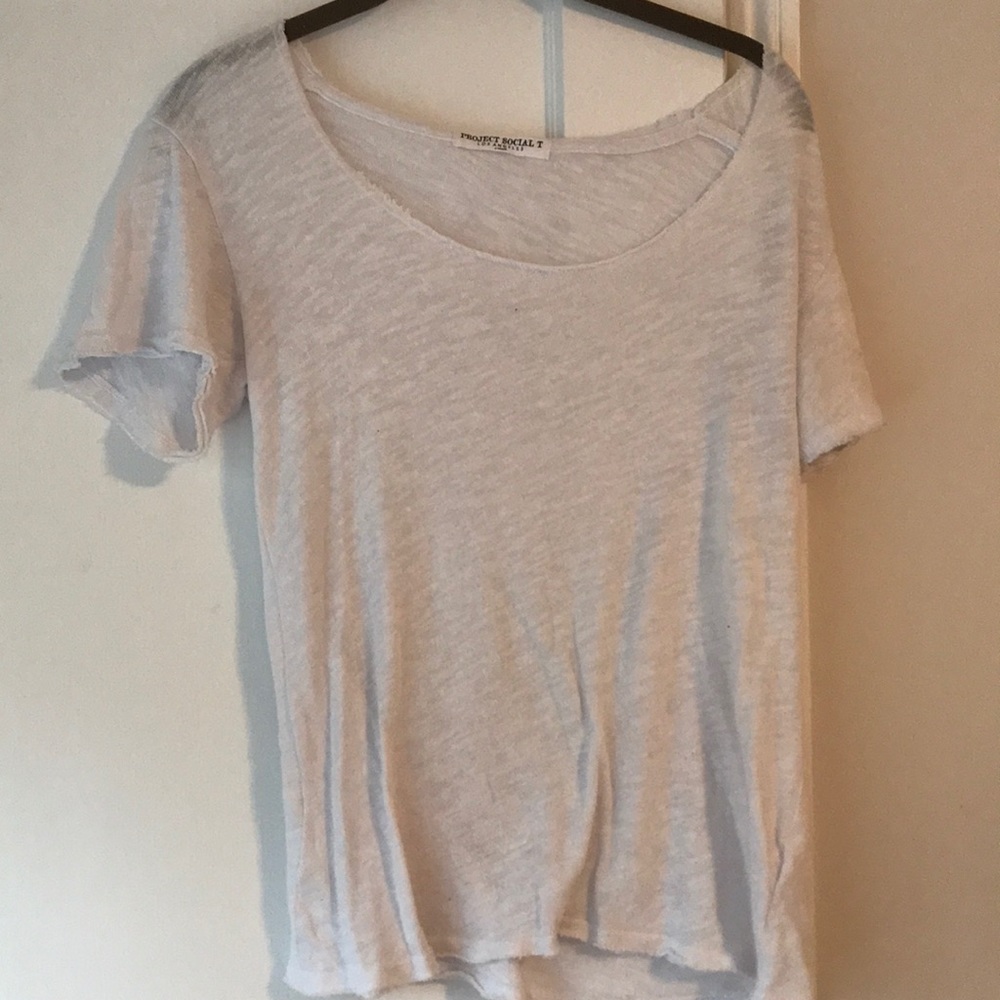 Project social t white tee